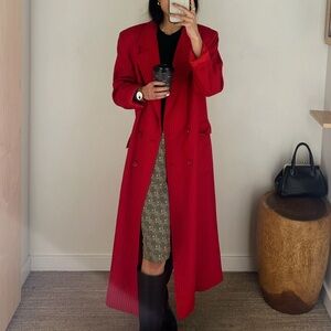 Vintage 100% Wool Christian Dior Maxi Coat